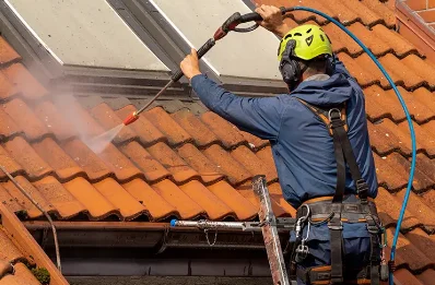 Démoussage et hydrofuge de toiture à Locquirec
